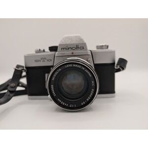 Minolta SRT 101 35mm SLR camera w/ mc Rokkor-PF 55mm f/1.7 lens - tested